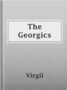 Cover image for The Georgics